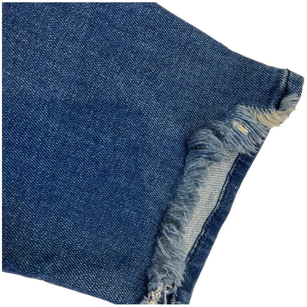 J Brand Ruby High Rise Crop Cigarette Indy Destruct Jeans - Picture 6 of 9